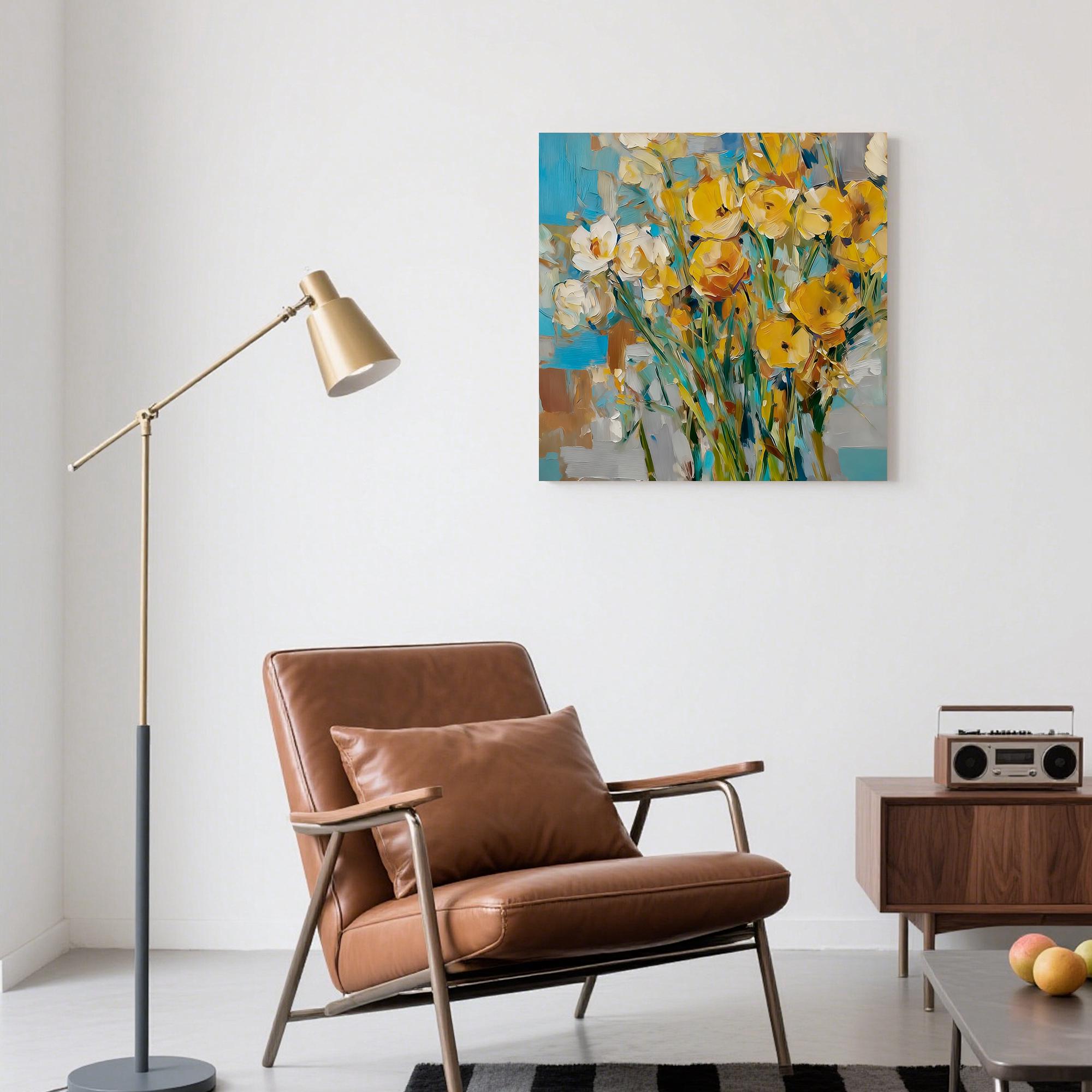 Modern Bouquet Floral Oil Painting - View 5