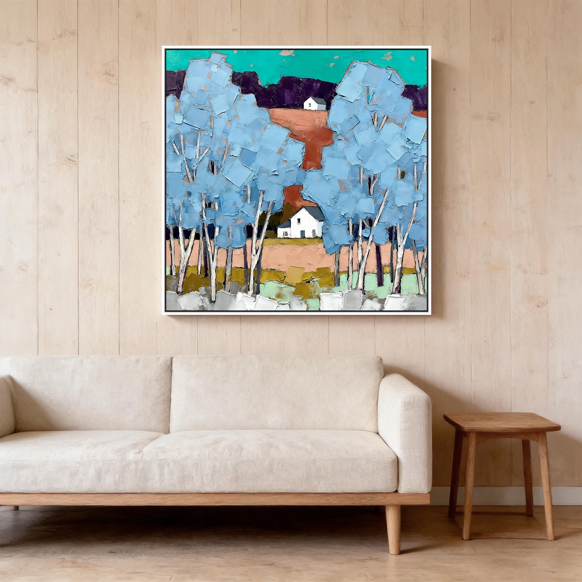 Modern rural landscape oil painting - View 5