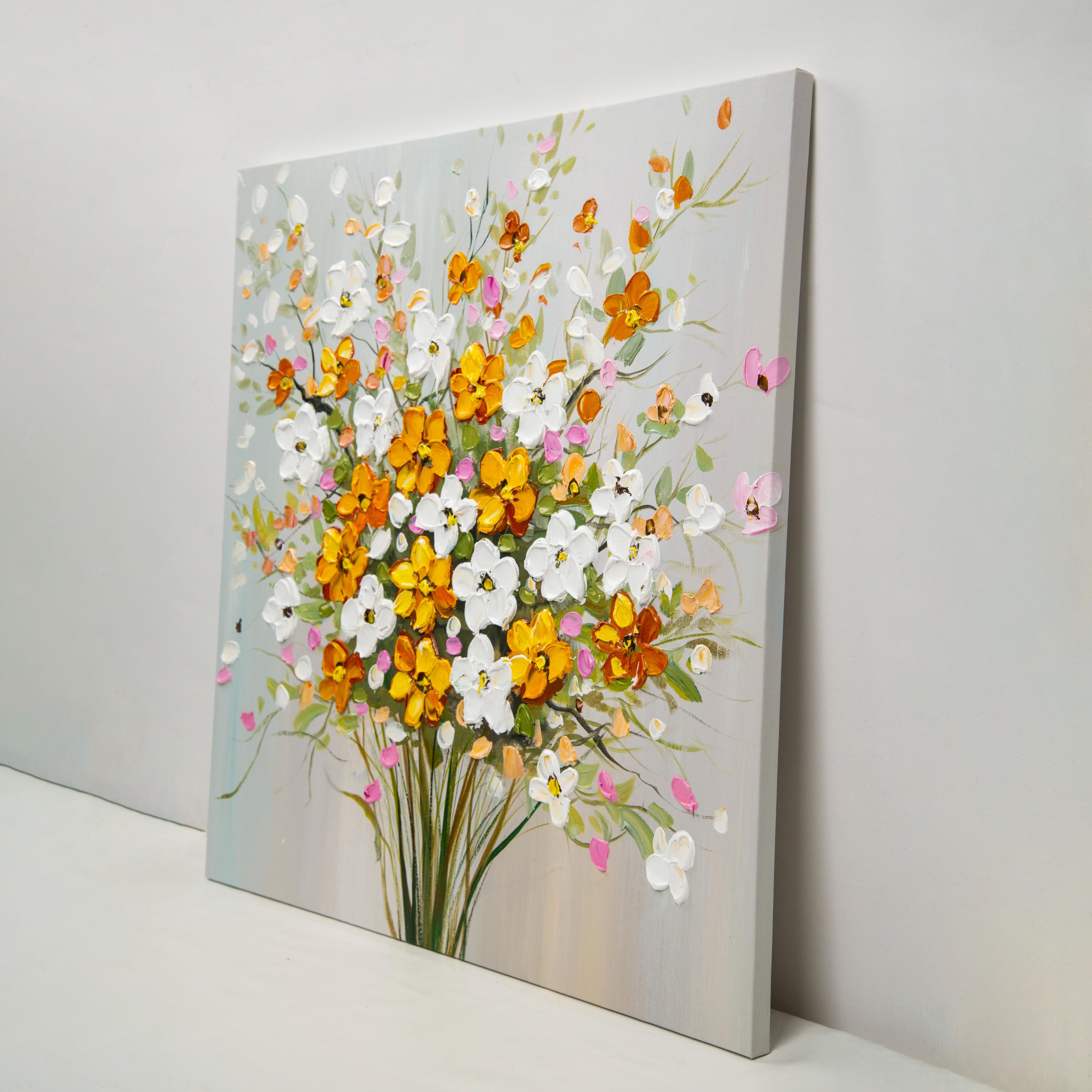 Delicate bouquets, vases, and oil paintings - View 2